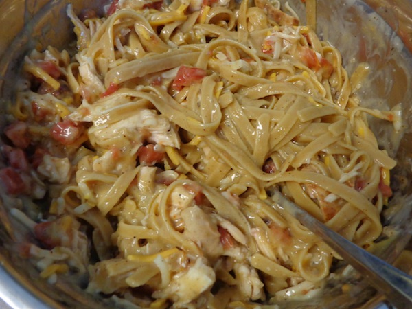 What do you get when you combine easy dinner recipes, chicken recipes, and freezer meals? This fab Freezer Friendly Chicken Spaghetti! You're gonna love it!