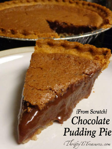 Looking for easy desserts? Well, look no further because this {From Scratch} Chocolate Pudding Pie is perfect for those who are crunched for time. You'll have it in the oven in a snap!
