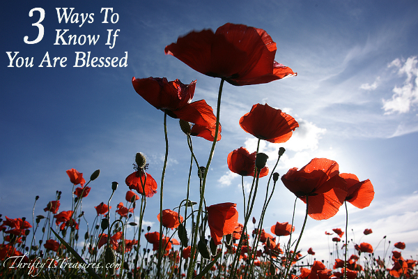 Today I'm sharing 3 Ways To Know If You Are Blessed