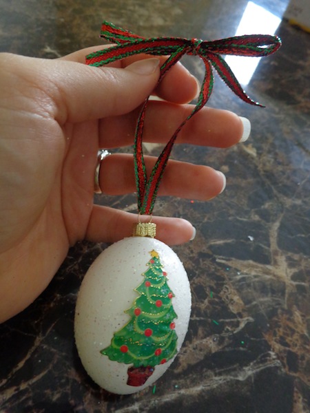 diy egg ornament