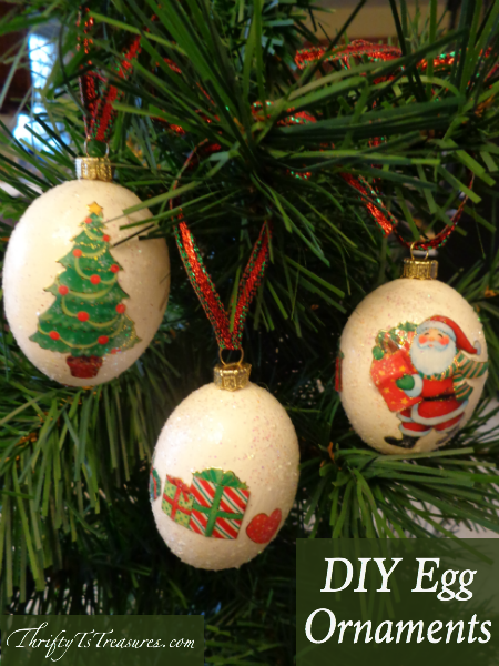 These DIY Egg Ornaments are not only adorable, but making them will be fun for the whole family. Stop by for the step-by-step instructions! 