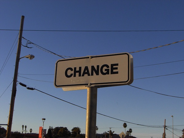 change sign
