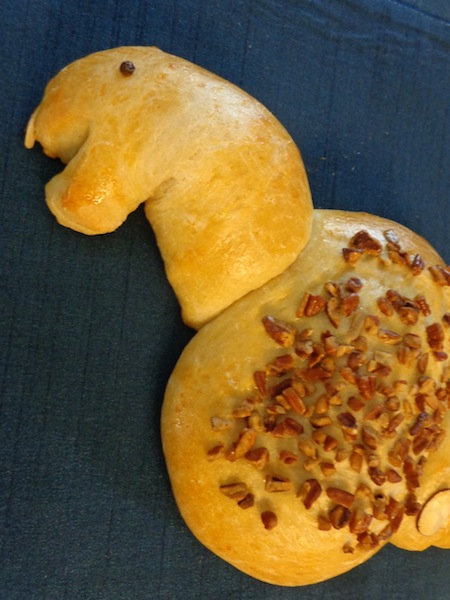 It may not be perfect, but I had a blast creating this Turkey Bread and you will too! It's the perfect Thanksgiving crafts or Thanksgiving decorations.