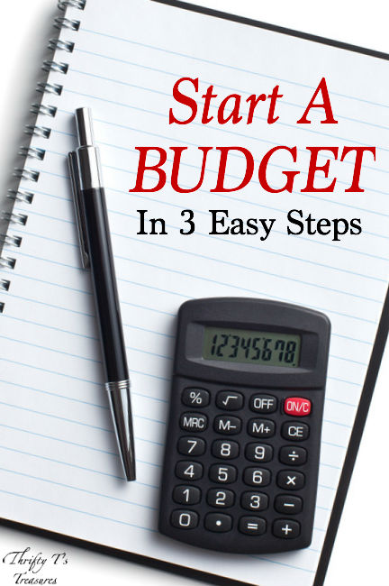 Start A Budget In 3 Easy steps