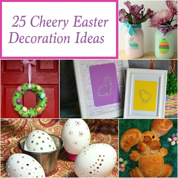 Are you looking for the perfect Easter crafts and Easter ideas? You’re going to love these 25 cheery Easter decorations...they’re the perfect diy crafts.