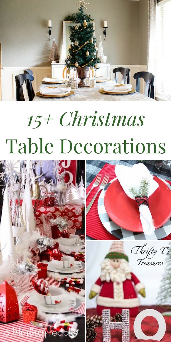 You've decorated the tree and mantle in your house (or apartment) and now it's time to dress up your dining room table for the holidays. From rustic or elegant, traditional or modern, to simple, easy and cheap, you're sure to find what you're looking for in this fun list of Christmas table decorations! There's even a few easy DIY ideas for the kids to make....not to mention a few fabulous centerpieces to inspire you. Come see for yourself.