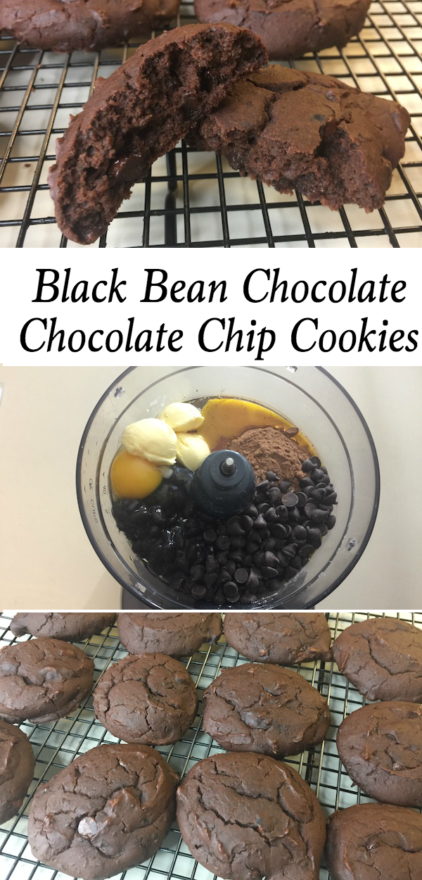 Black Bean Chocolate Chocolate Chip Cookies