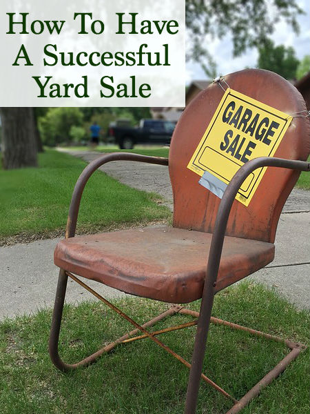 How To Have A Successful Yard Sale