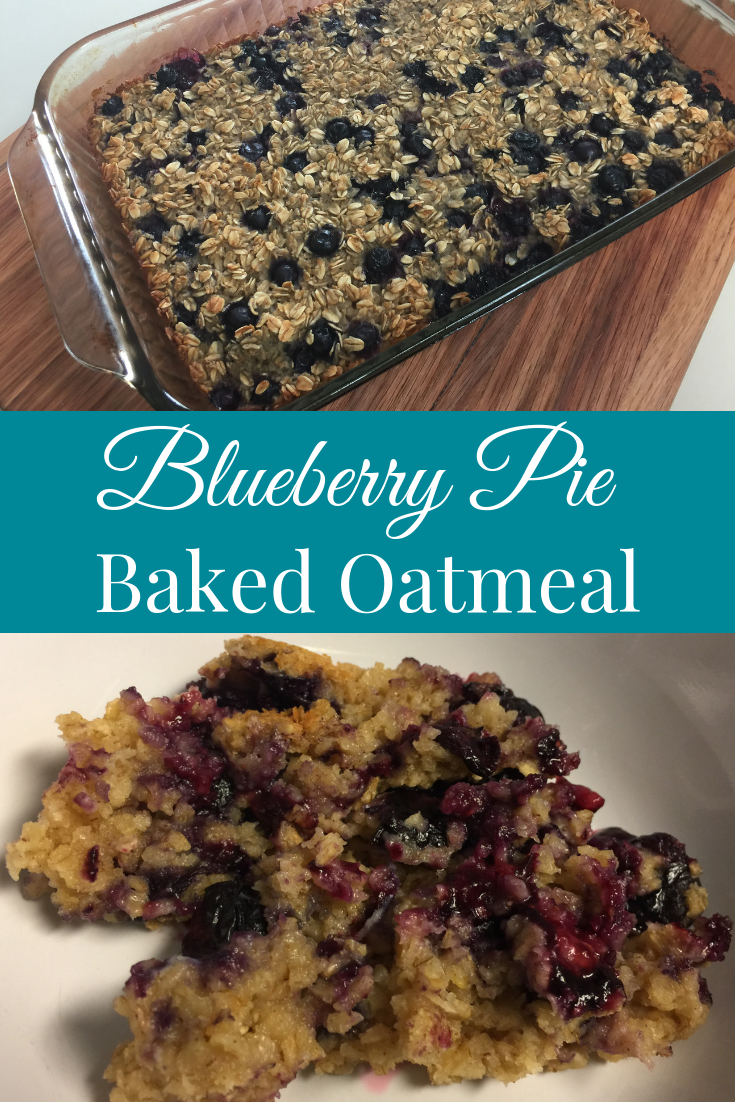 blueberry baked oatmeal